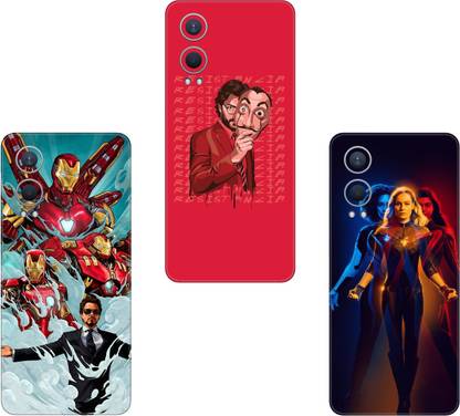 wrap craft ONEPLUS NORD CE4 LITE 5G COMBO(PACK OF 3)Camera&Back Protector Premium Vinyl Mobile Skin