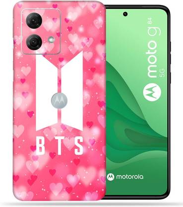 Satisfactory Motorola Moto G84 5g, BTS LOGO, OggyBaba Mobile Skin