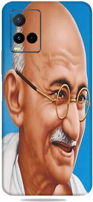 Mclaxa Gandhi Ji For Vivo Y21G Back Skin, Gandhi Ji, VIVO Y21G Mobile Skin