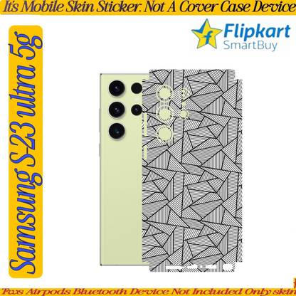 Flipkart SmartBuy samsung s23 ultra 5g mobile skin (back+side+camera) sketch y22gz Mobile Skin