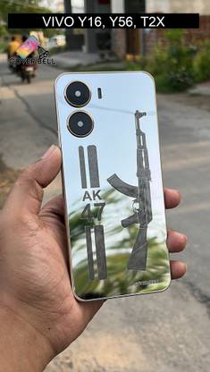 coverbell VIVO Y16 SILVER AK47, VIVO Y56, VIVO T2X Mobile Skin