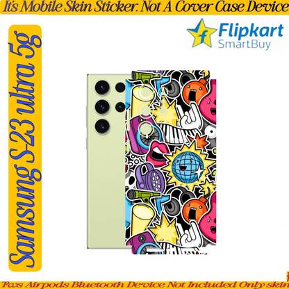 Flipkart SmartBuy samsung s23 ultra 5g mobile skin ultra premium finish lips_syngi_37qa Mobile Skin