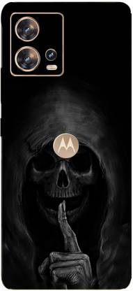 लम्हा High Quality Horrible Skull screen protector, skin or vinyl wrap for Motorola G72 with camera protector (Back + Camera + Sides). Motorola G72, motorola g72 मोबाइल स्किन