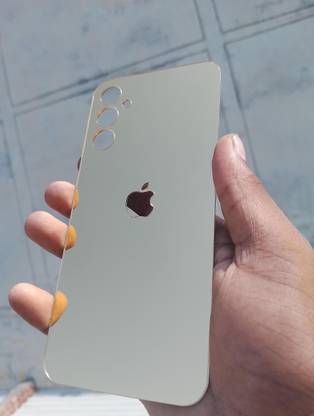 MOKPLZ Samsung Galaxy A16 MOBILE SKIN GOLDEN MIRROR BACK PANNEL Mobile Skin