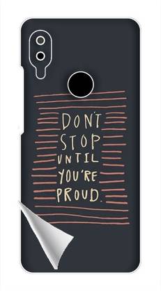Printc Dont stop until you proud quote image for Redmi-Note-11-Pro Mobile Skin