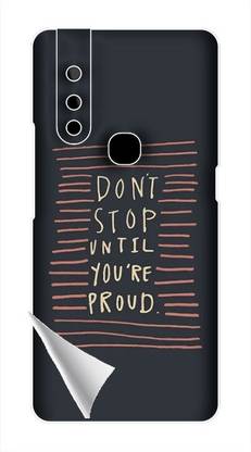 Printc Dont stop until you proud quote image for Vivo-V5s Mobile Skin