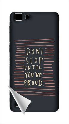 Printc Dont stop until you proud quote image for Vivo-V1-Max Mobile Skin