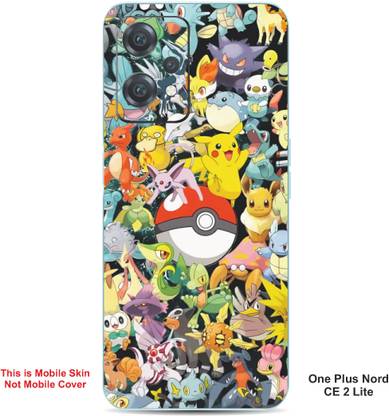 VYBE The Smart Choice One Plus Nord CE 2 Lite Pokemon Embossed Mobile Skin