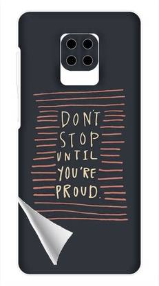 Printc Dont stop until you proud quote image for Redmi-Y3-1 Mobile Skin