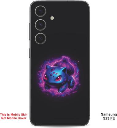 वाइब द स्मार्ट चॉइस Samsung S23 FE Samsung S23 FE Bulbasaur Pokemon Embossed मोबाइल स्किन