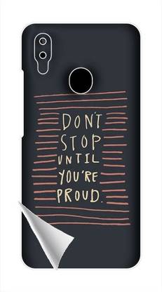 Printc Dont stop until you proud quote image for Vivo-Y97 Mobile Skin