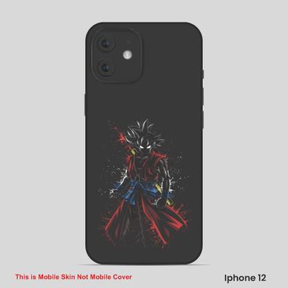 VYBE The Smart Choice iPhone 12 Goku Embossed Mobile Skin