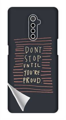 Printc Dont stop until you proud quote image for Samsung-A01-Core Mobile Skin