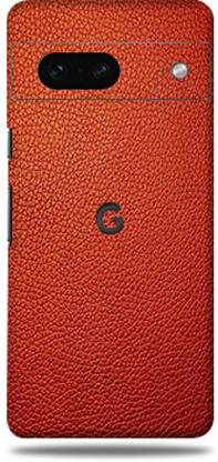 Mclaxa GOOGLE PIXEL 7 5G, Tomato Red Leather For google pixel 7 5g, Google Pixel 7 5G Mobile Skin