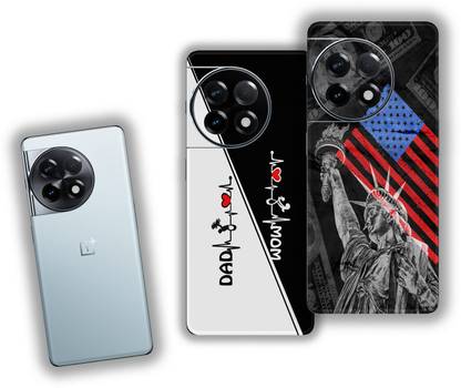EDOMPLUS OnePlus 11R 5G EMBOSSED MOBILE SKIN (3D) (PACK OF 2) Mobile Skin