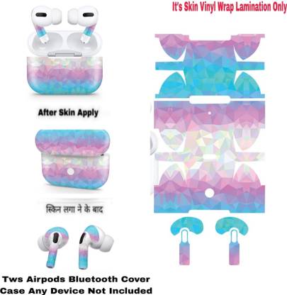 Flipkart SmartBuy AIRPOD PRO SKIN CRYSTAL(TWS AIRPOD DEVICE NOT INCLUDED)BLU_956 Mobile Skin