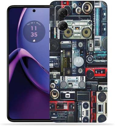 M क्लाक्सा Motorola G84 5G Smart phone Skin With Back Camera Protection Guard Motorola G84 5G Old Radio मोबाइल स्किन