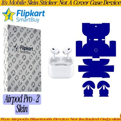 Flipkart SmartBuy AIRPOD PRO 2 SKIN TWS SKIN TWS AIRPOD SKIN TWS STICKER_BLUE_JD115 Mobile Skin