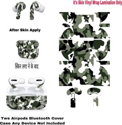 Flipkart SmartBuy airpod pro skin tws airpod pro skin sticker camouflage skin super matte 821 Mobile Skin