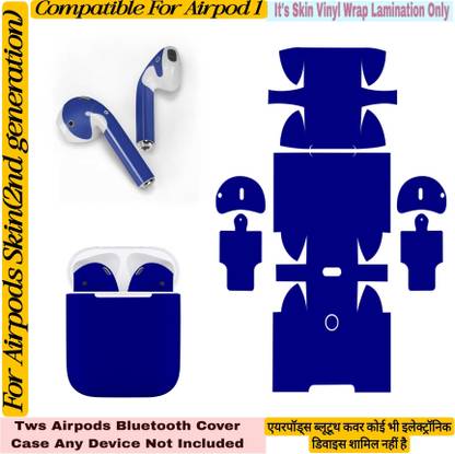 Flipkart SmartBuy AIRPOD SKIN (2ND GENERATION)+(AIRPOD-1)(TWS AIRPOD DEVICE NOT INCLUDED)9S397M Mobile Skin