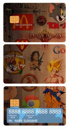 SKINADDA ATM CARD Premium Vinyl Mobile Skin