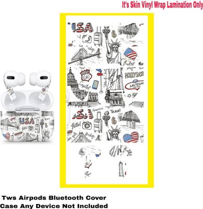 Flipkart SmartBuy airpod pro skin usa time travel tws skin _138 Mobile Skin
