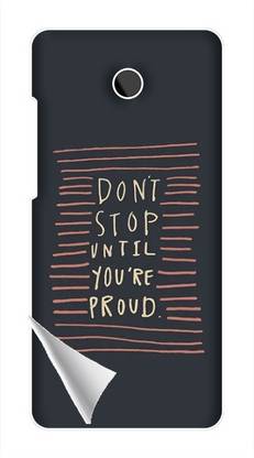 Printc Dont stop until you proud quote image for Xiaomi-Redmi-Note-10-Lite Mobile Skin