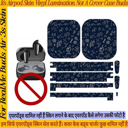 Flipkart SmartBuy REALME BUDS AIR 3S_SKIN(360 DIGREE)(COVERAGE COVER+CASE+BUDS)F110 Mobile Skin