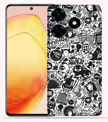 Skinex Tecno Spark 10 Pro, Doodle Art Mobile Skin