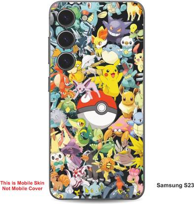 VYBE The Smart Choice Samsung S23 Pokemon Embossed Mobile Skin