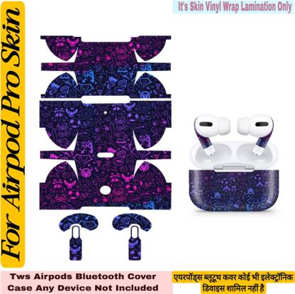 Flipkart SmartBuy AIRPOD PRO BLU SKIN MUSIC(TWS AIRPOD DEVICE BLUET0TH NOT INCLUDED)B288 Mobile Skin