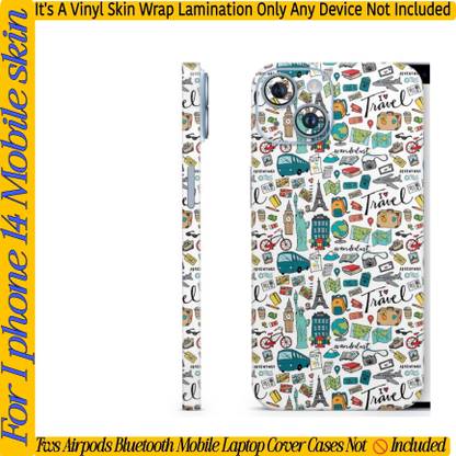 Flipkart SmartBuy COMPETABLE FOR I PHONE 14 PLUS MOBILE SKIN(BACK+SIDE+CAMERA)3R_STE136 Mobile Skin
