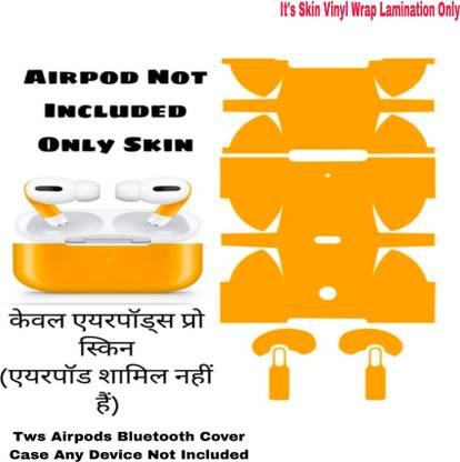 Flipkart SmartBuy AIRPOD PRO YELLOW SKIN(TWS AIRPOD DEVICE BLUETOOTH NOT INCLUDED)YELL247 Mobile Skin
