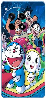 टीजे क्रिएशन High Quality_Doraemon team Protector, Skin Or Vinyl Wrap With High MattyFinish........, OnePlus 12R 5G मोबाइल स्किन