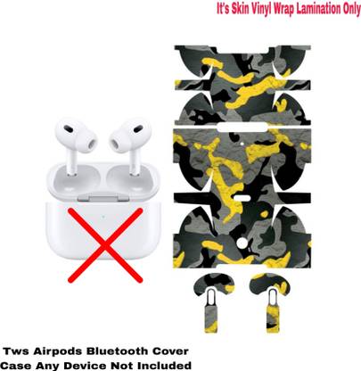 Flipkart SmartBuy airpod pro skin tws skin super ultra matte finish camouflage design _kn582 Mobile Skin