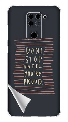 Printc Dont stop until you proud quote image for Redmi-Note-11S-5G Mobile Skin