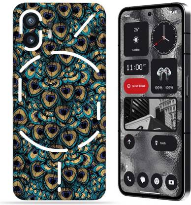 Satisfactory Nothing Phone 2, Peacock Feather, OggyBaba Mobile Skin
