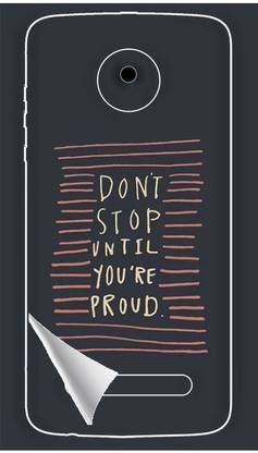 Printc Dont stop until you proud quote image for Motorola-Edge-20-Fusion-5G Mobile Skin