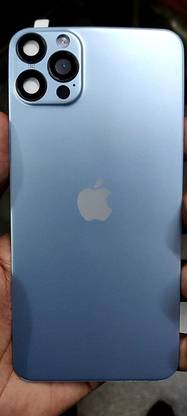 Goggly iPhone X Convert To iPhone 13 Pro Converter back sheet with logo. Mobile Skin