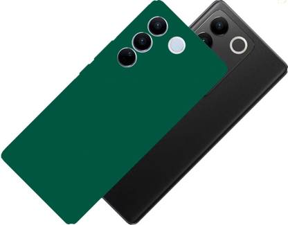 बग्गुस्किन High Quality Green Matte Screen Protector, Skin Or Vinyl Wrap for VIVO V27 with Camera Protector (Back + Camera + Sides) VIVO V27 मोबाइल स्किन