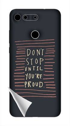 Printc Dont stop until you proud quote image for Honor-Y7-Prime Mobile Skin