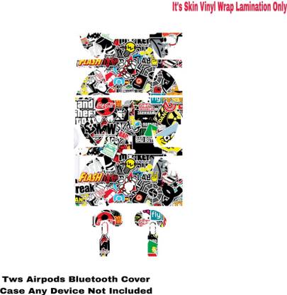 Flipkart SmartBuy airpod pro skin tws airpod pro skin sticker gta city skin _matte 7 Mobile Skin
