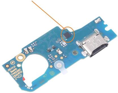 Sandreezz (SM-C5560BCGBD) Samsung Galaxy C55 5G (Charging CC patta Charging Flex Board) Charging PCB Complete Flex