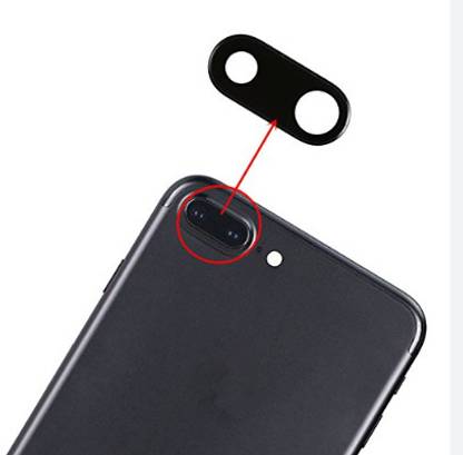 mobileworld Back Rear Camera Lens Replacement Spare Part for Mobile Phones (iPhone 7 Plus) I PHONE 7PLUS Camera Lens Glass