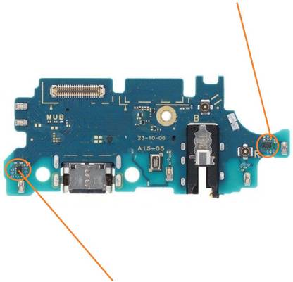 Shockware USB Charging Board Port #22 For Samsung A15 5G Charging PCB Complete Flex