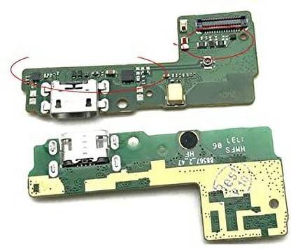 SPAREWARE Xiaomi Mi Redmi 5 (WITH NETWORK & FAST CHAGING IC) Xiaomi Mi Redmi 5 Charging Connector Flex cable