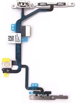 Shinzo Power Volume Button Mute Switch Flash Light Compatible with iPhone 8 (A1863, A1905, A1906, A1907) 4.7" 2017 Model -OG - Volume Button Flex Cable