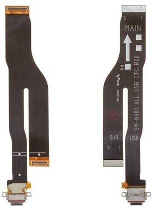 Sandreezz (SM-N980FCGFX) Samsung Galaxy Note 20 (100% OG Charging CC patta Charging Flex Board) Charging PCB Complete Flex