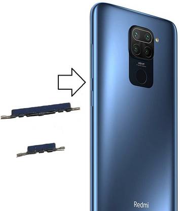 WowMax Volume & power outer Side Button Outer key for Xiaomi Redmi Note 9 grey xiomi redmi note 9 Volume Button Flex Cable