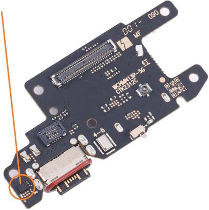 Shockware USB Charging Board Port #33 For Redmi Note 13 Pro 5G Charging PCB Complete Flex